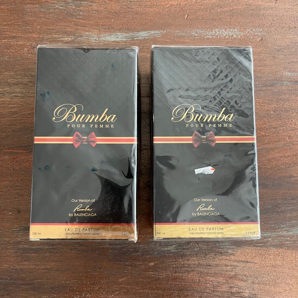 NWT Bumba Pour Femme Eau The Parfum 100ML 3.4oz Lot of 02 Sealed